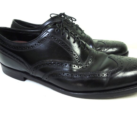 Florsheim Royal Imperial Men 10.5 3E Wingtip Oxford MadMen Suits MobBoss CEO - Picture 3 of 16